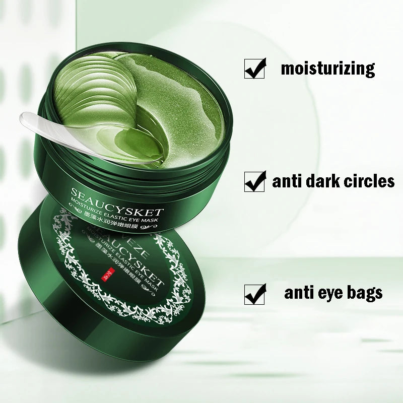 Seaweed Gold Collagen Eye Masks – 60pcs Anti-Aging Care
