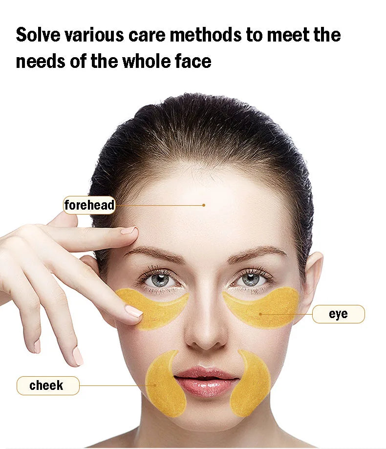 Seaweed Gold Collagen Eye Masks – 60pcs Anti-Aging Care