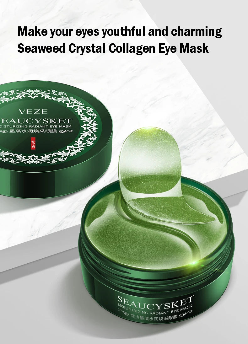Seaweed Gold Collagen Eye Masks – 60pcs Anti-Aging Care
