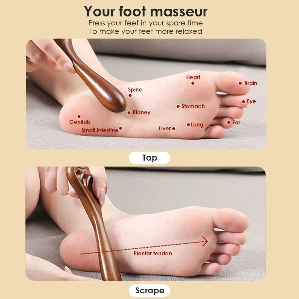 Natural five-claw scalp massage device, gua sha tool, back scratching, spa, handheld meridian massage comb, hair care